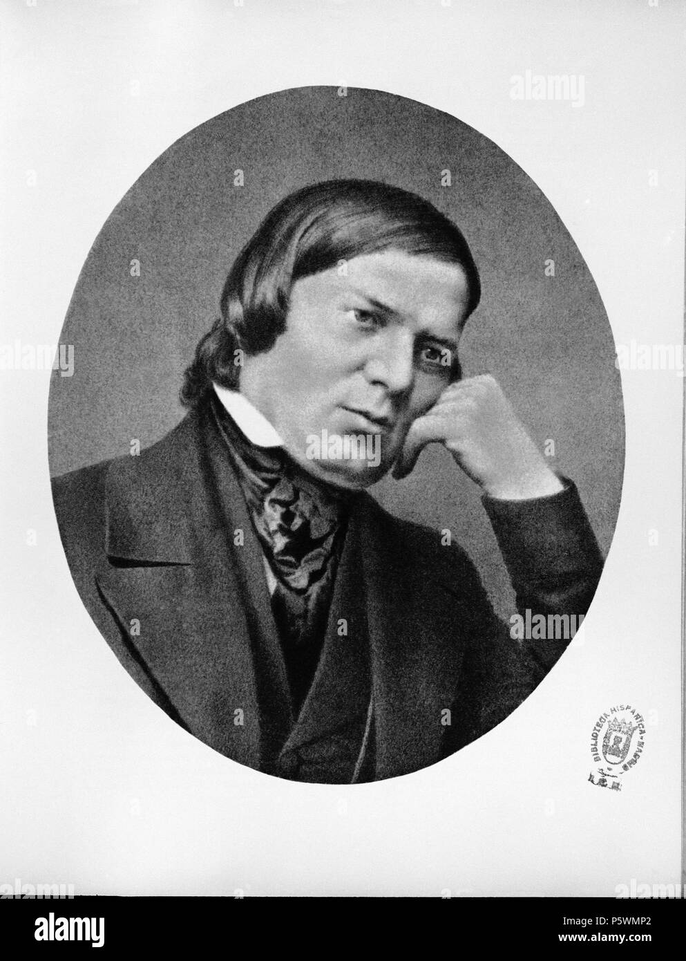 ROBERT SCHUMANN (1810/1856). Posizione: Instituto de COOPERACION IBEROAMERICANA, MADRID, Spagna. Foto Stock