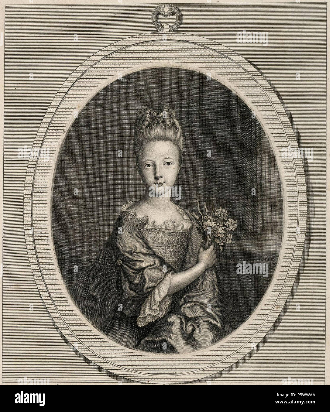 471 Il disegno della duchessa de La Vallière Foto Stock