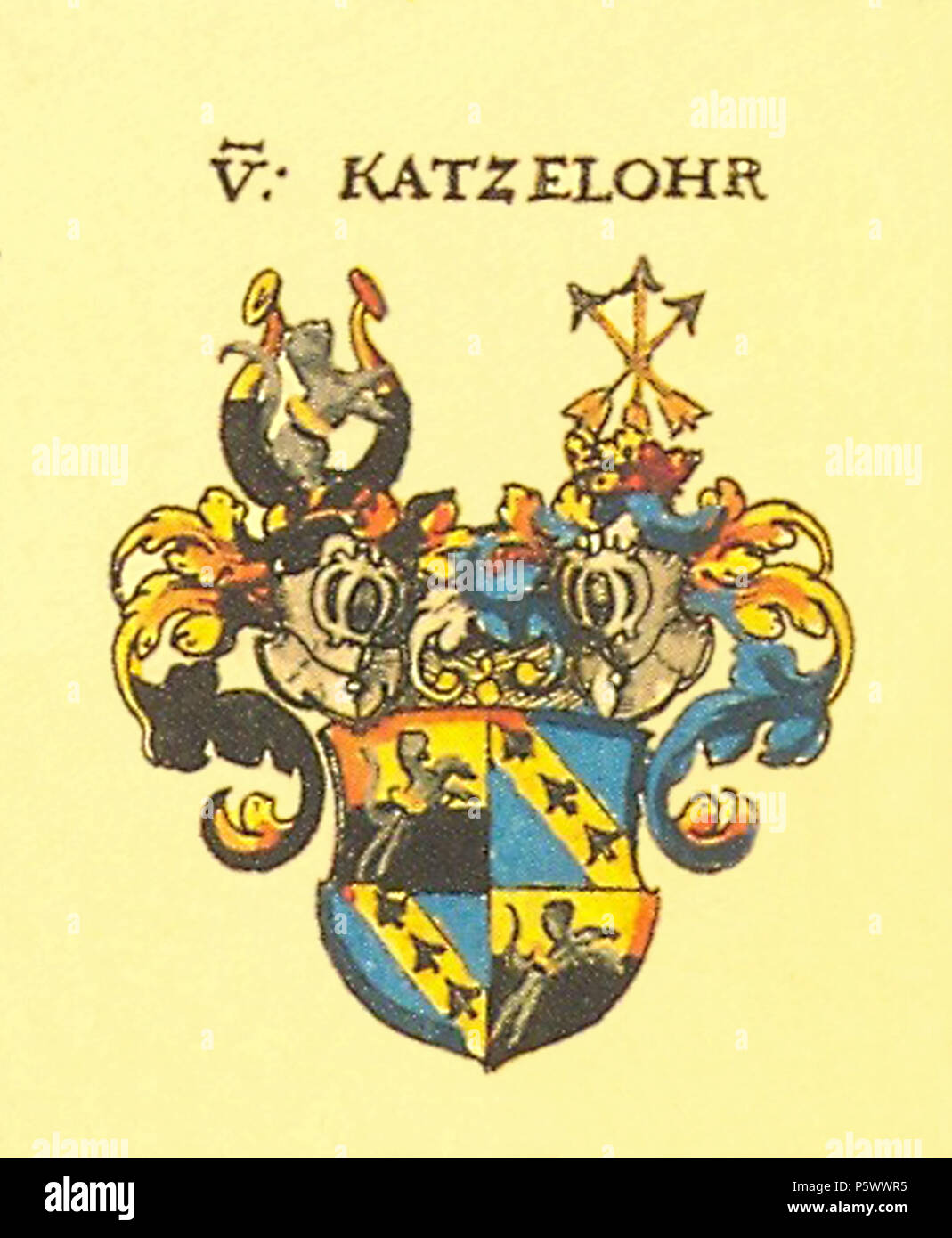 356 COA Katzelohr col Foto Stock