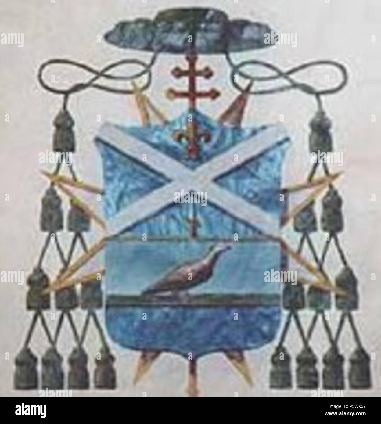 N/A. Italiano: Stemma dell'Arcivescovo Girolamo D'Andrea . Il 18 maggio 2013. Massimop 357 Coa rel ITA arcv d'andrea trv Foto Stock