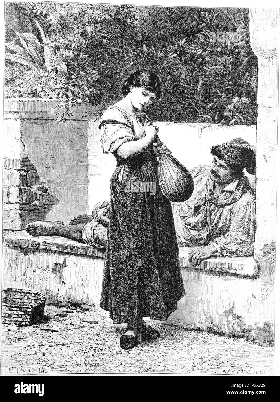 N/A. Deutsch: Verstimmt . 1879. Paolo Thumann (1834-1908) nomi alternativi Friedrich Paolo Thumann Descrizione pittore tedesco e docente universitario Data di nascita e morte 5 Ottobre 1834 19 febbraio 1908 Luogo di nascita e morte Groß Schacksdorf autorità di Berlino controllo : Q2062774 VIAF:8163613 ISNI:0000 0000 8087 8008 ULAN:500174726 LCCN:nr89011335 Aprire Libreria:OL7165833A WorldCat 452 Die Gartenlaube (1880) b 685 Foto Stock