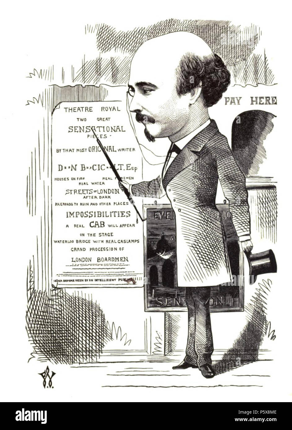 N/A. Inglese: Dion Boucicault, autore e attore di Cartoon ritratti e biografie di uomini del giorno . 1873. Illustrator: Federico Waddy (1848-1901) Descrizione artista britannico, scultore, illustratore e caricaturista Data di nascita e morte 1848 30 Settembre 1901 Luogo di nascita di Islington periodo di lavoro 1870s-1901 competente controllo : Q18511856 VIAF:60443987 ISNI:0000 0000 2344 7658 LCCN:N82228416 WorldCat 455 Dion Boucicault Foto Stock