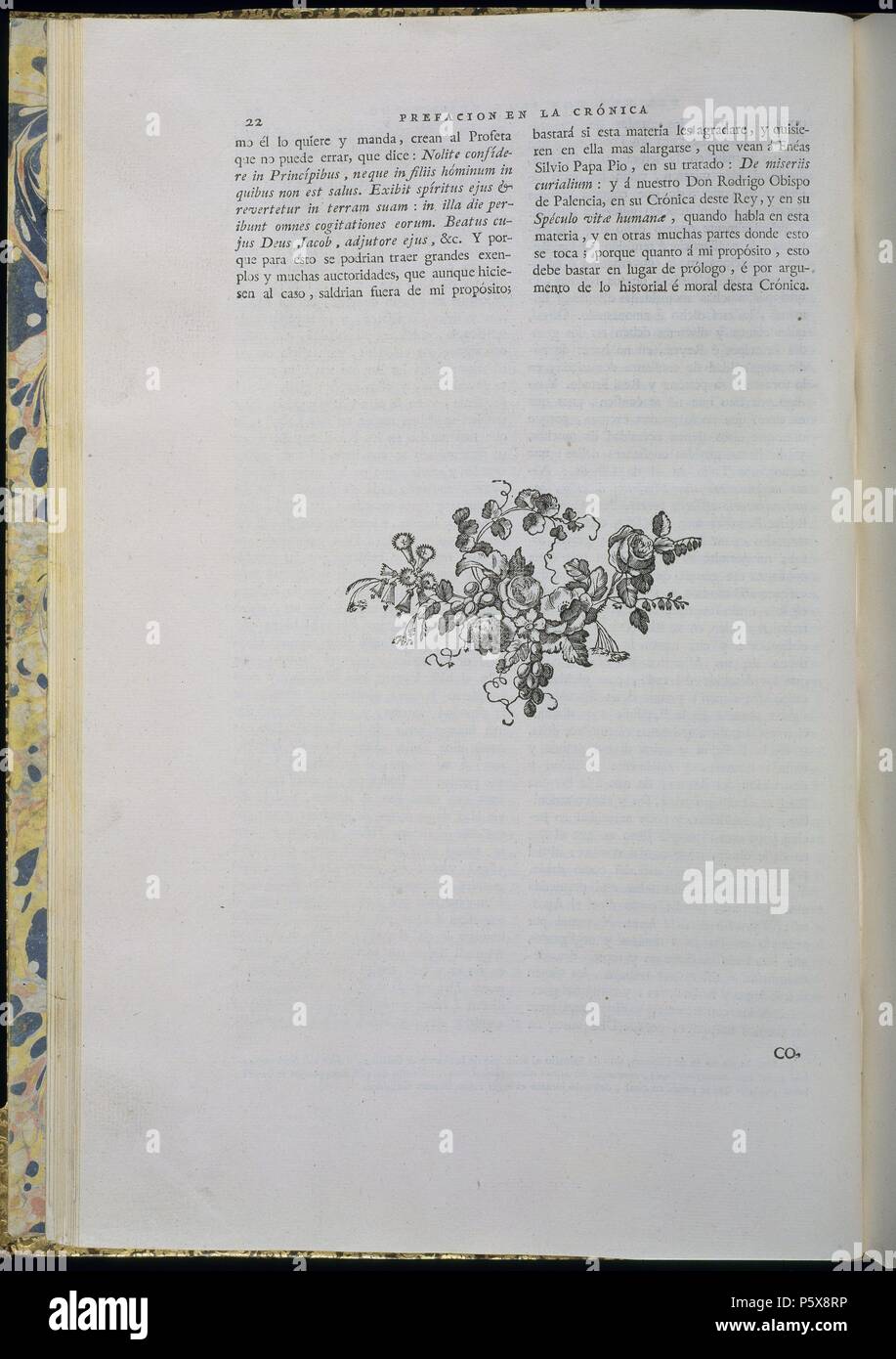 Episodio della cronica del SERENISIMO PRINCIPE DON JUAN (REY JUAN II DE CASTILLA-LEON) - SIGLO XV - Pagina 22. Autore: PEREZ DE GUZMAN FERNAN. Posizione: Congreso de los Diputados-BIBLIOTECA, MADRID, Spagna. Foto Stock