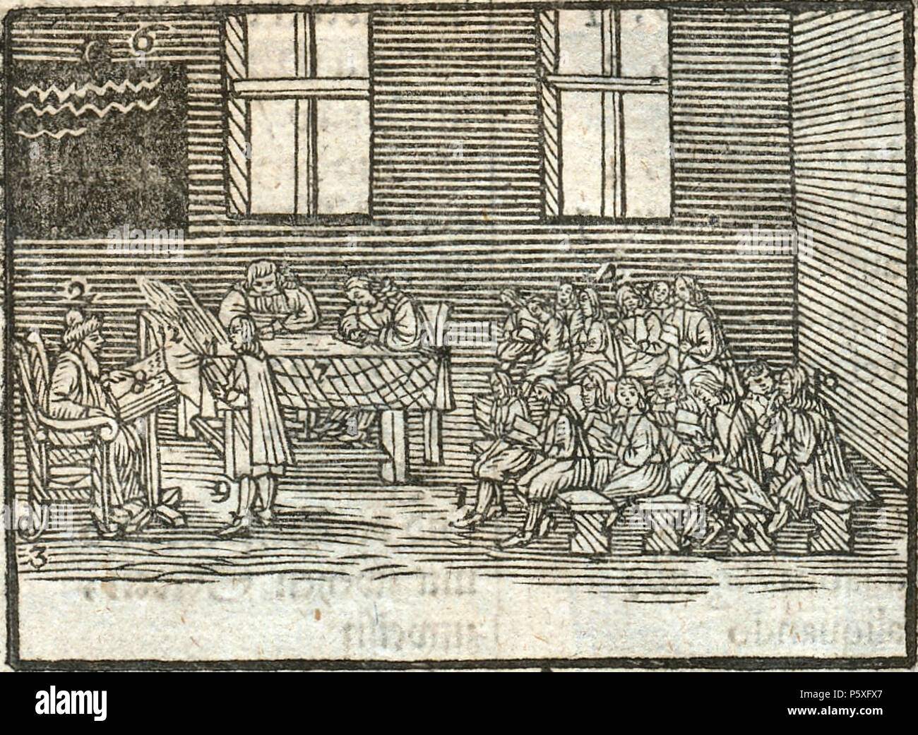 N/A. Inglese: Comenius Lateinschule Zwickau . 1658. Jan Amos Comenius 371 Comenius-Schule Foto Stock