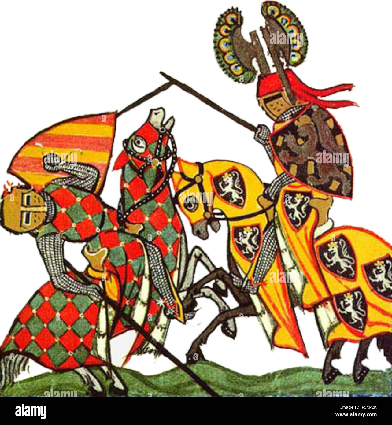 363 Codex Manesse Walther von Klingen Foto Stock