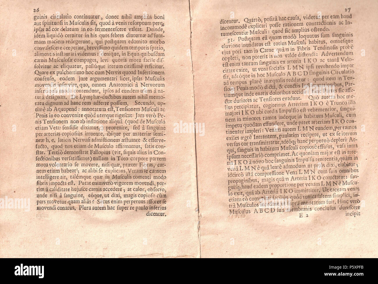 N/A. Questo file non ha descrizione e può essere privo di altre informazioni. Si prega di fornire una descrizione significativa di questo file. . 1664. Giorgiomonteforti 425 De Ratione Motus Musculorum 14 Foto Stock