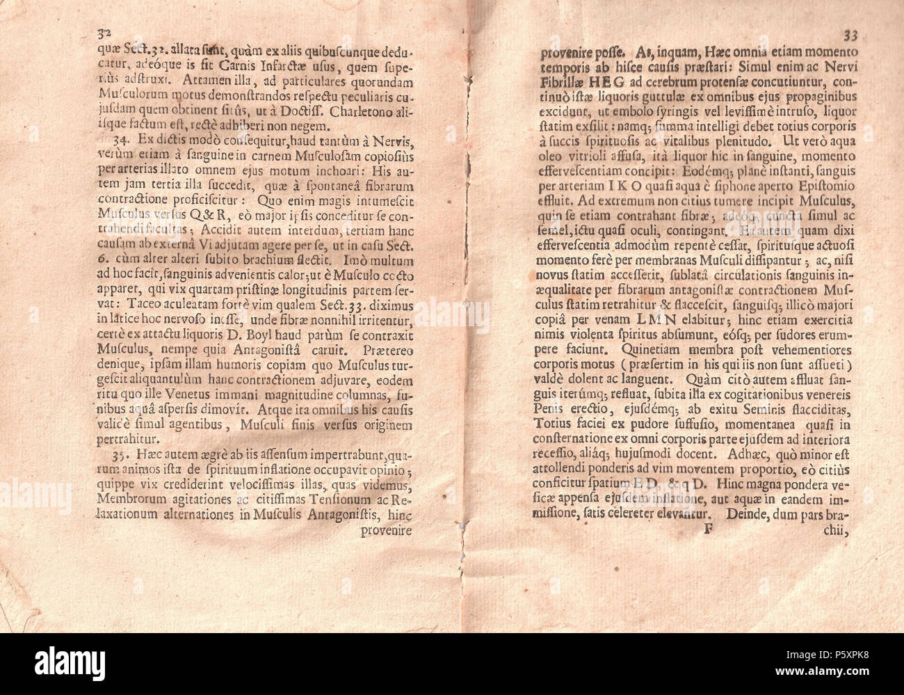 N/A. Questo file non ha descrizione e può essere privo di altre informazioni. Si prega di fornire una descrizione significativa di questo file. . 1664. Giorgiomonteforti 425 De Ratione Motus Musculorum 17 Foto Stock