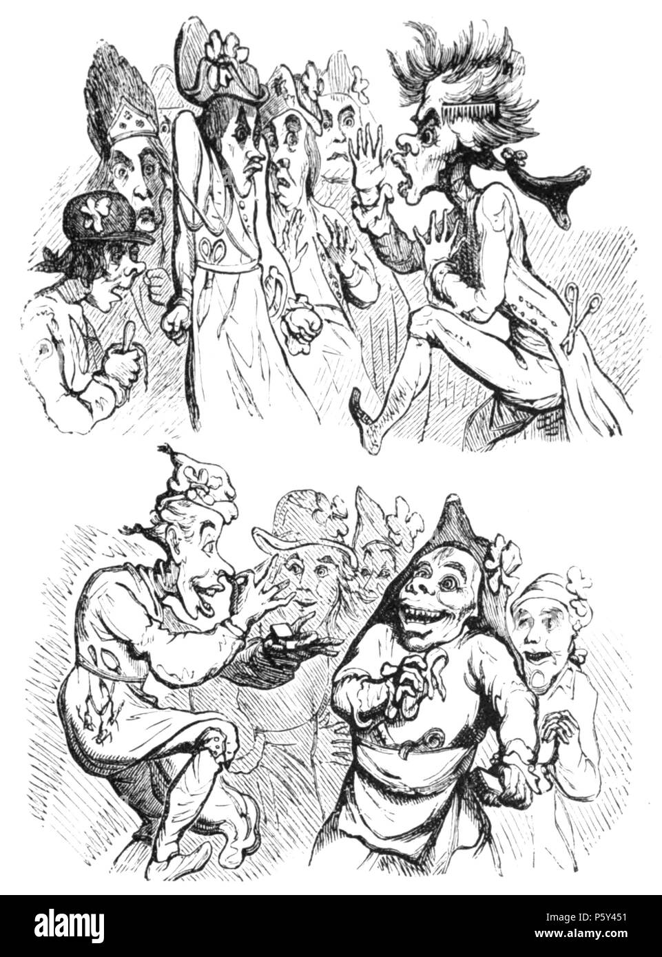 515 Inglese macchiettisti, 1893 - Assemblea Nazionale Foto Stock