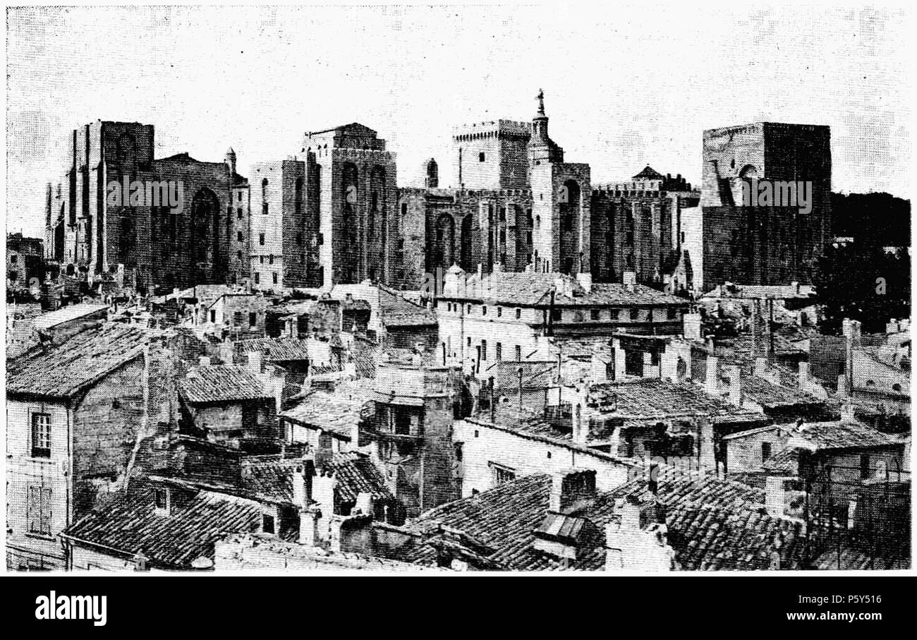 399 D139- avignon. - Le Chateau des papes. - Liv3-CH08 Foto Stock 399 D139- avignon. - Le Chateau des papes. - Liv3-CH08 Foto Stock
