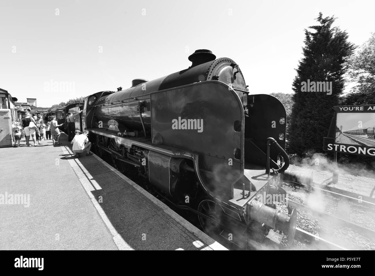 Cheltenham una classe scuole motore di vapore. Foto Stock