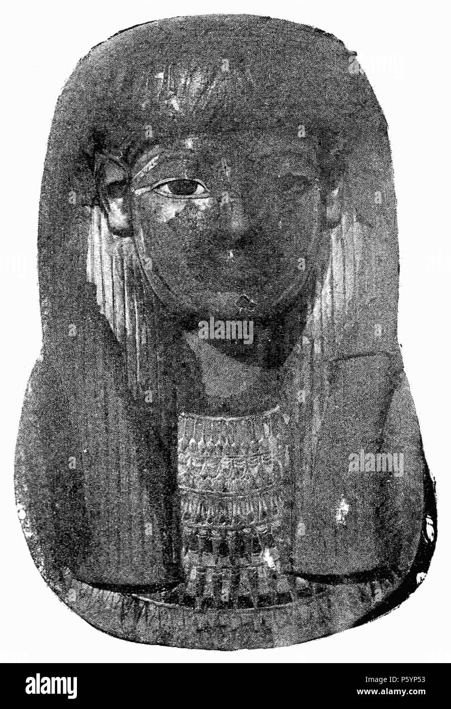 400 D195-masque d'or de la Reine tia.-L2-CH6 Foto Stock