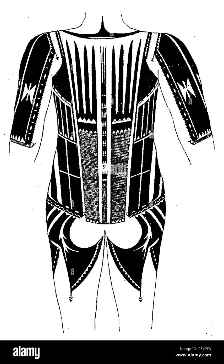 400 D242- homme tatoué de mogemok (Devant). -L1-CH4 Foto Stock