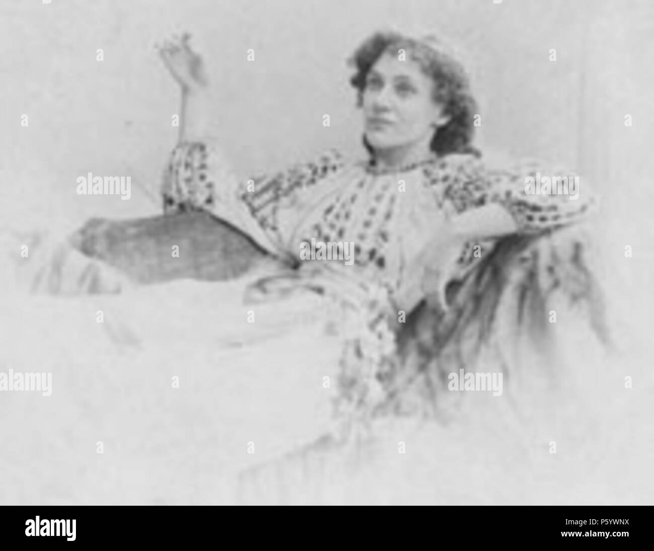 N/A. Inglese: Produzione fotografia, 1894, Avenue Theatre (Londra, Inghilterra), "Armi e l' uomo . 1894. Questo file è privo di informazioni sull'autore. 549 Farr come Louka Foto Stock