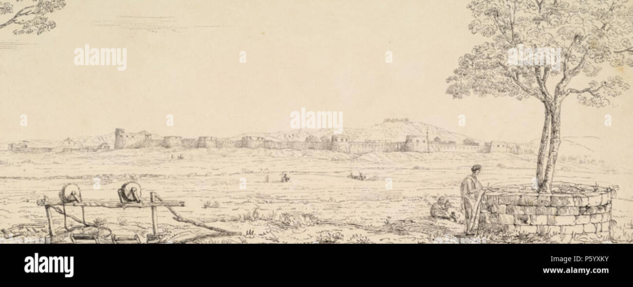 N/A. Inglese: Ahmednagar fort pareti . 1831. William Miller (1796-1882) nomi alternativi William Frederick I Miller; William Frederick, ho Miller Descrizione incisore scozzese Data di nascita e morte 28 Maggio 1796 20 gennaio 1882 Luogo di nascita e morte Edimburgo Sheffield competente controllo : Q2580014 VIAF:75215312 ISNI:0000 0000 6708 7623 ULAN:500003200 LCCN:N82240733 Oxford dict.:18745 WorldCat 70 Ahmednagar fort 1 Foto Stock