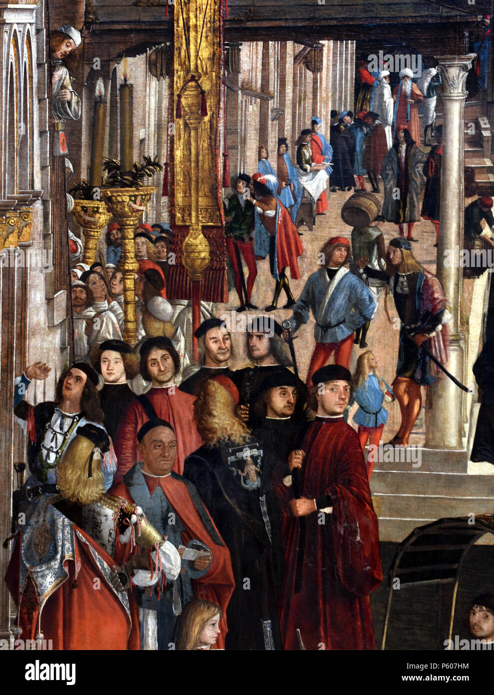 Il miracolo della reliquia della Croce al ponte di Rialto Rialto Vittore Carpaccio Venezia 1460 - 1526 Italia, italiano Foto Stock