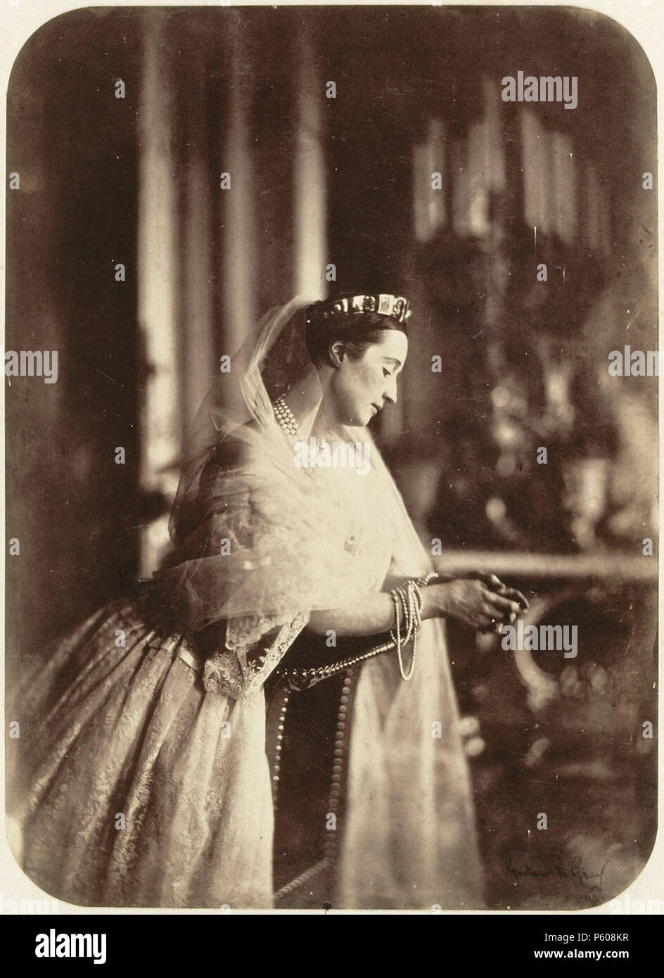 535 Eugénie de Montijo, Imperatrice consorte del francese Foto Stock