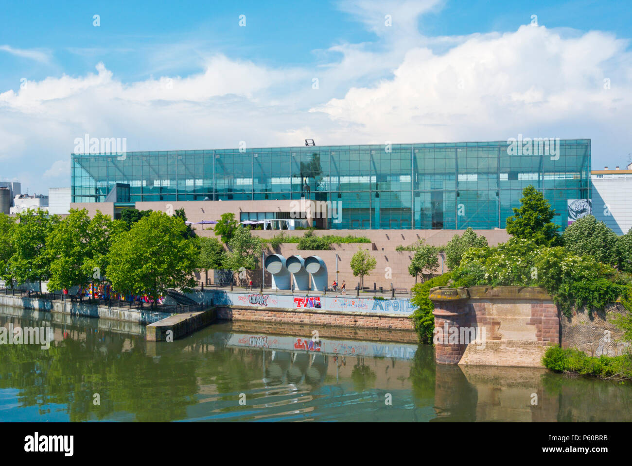 Musee d'Art Moderne et Contemporain, MAMCS, museo di arte moderna e contemporanea, Strasburgo, Alsazia, Francia Foto Stock