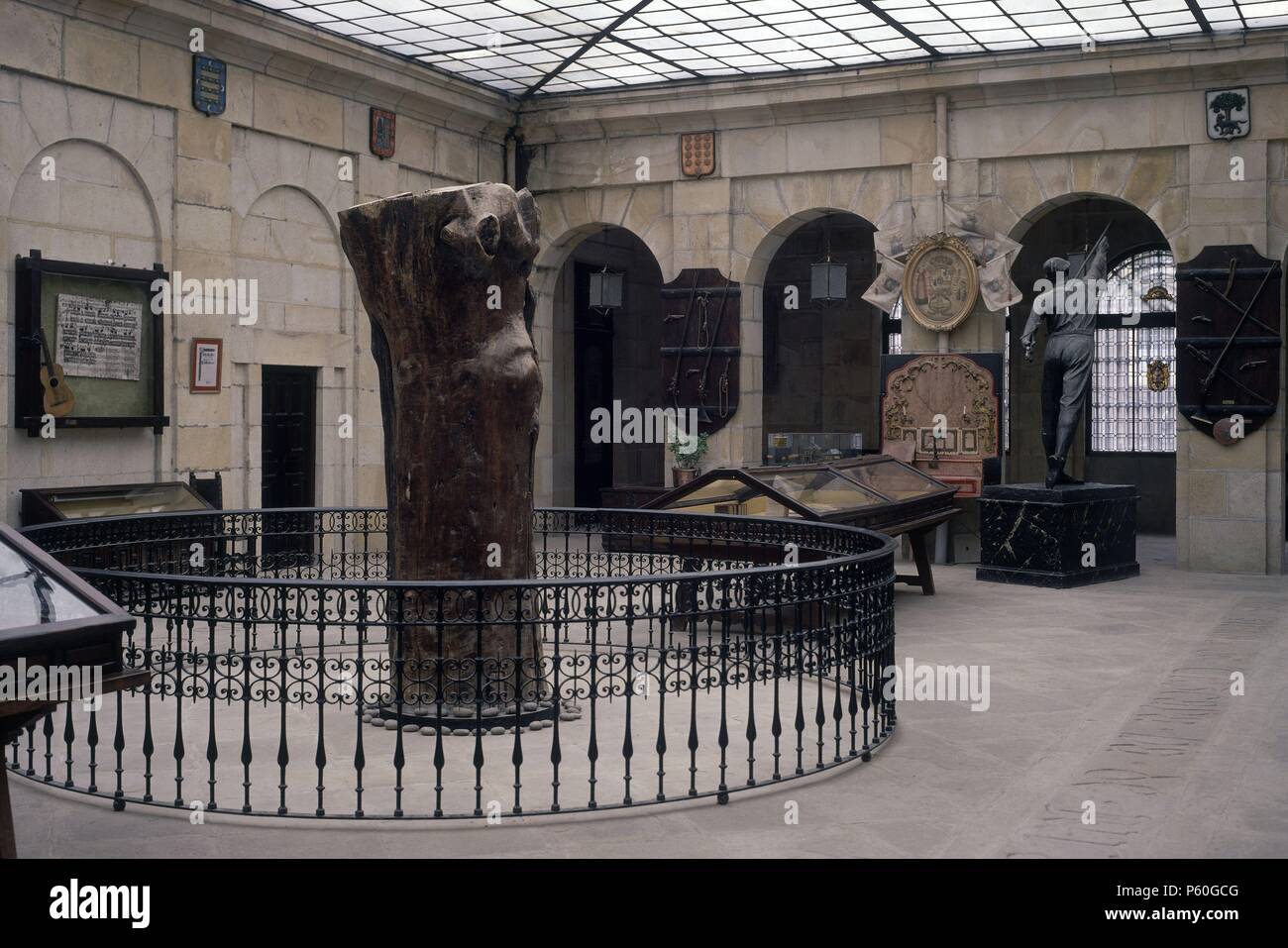 MUSEO-ARBOL. Posizione: Casa de Juntas, GUERNIKA, Biscaglia, Spagna. Foto Stock