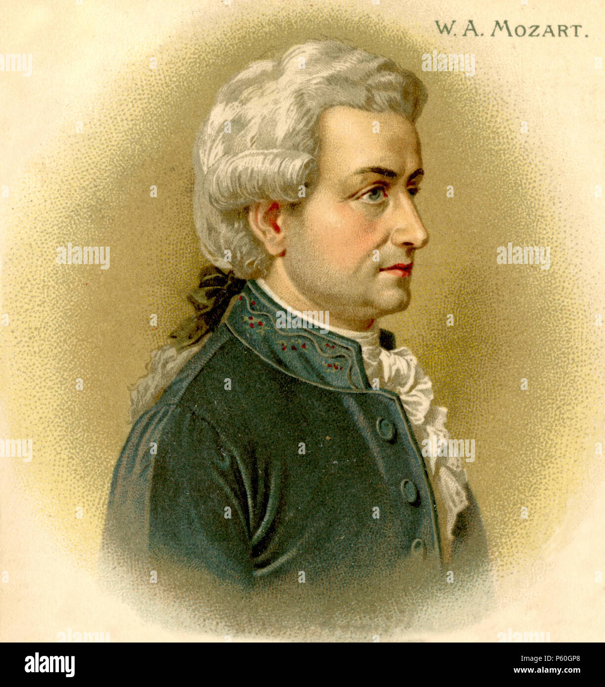 Mozart Wolfgang Amadeus (1756-1791), Foto Stock