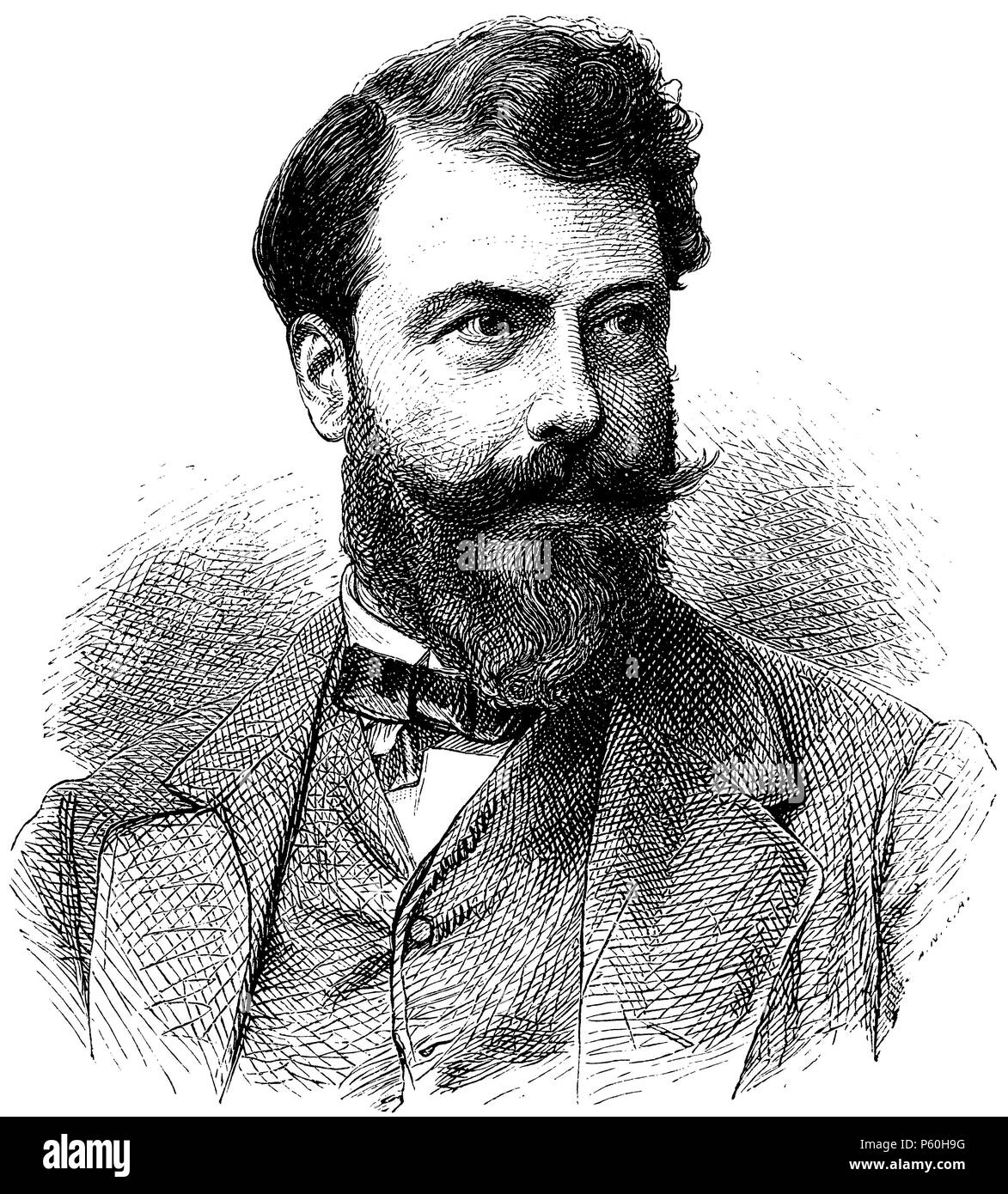 Oswald Achenbach (sopportato il 2 febbraio 1827), Foto Stock