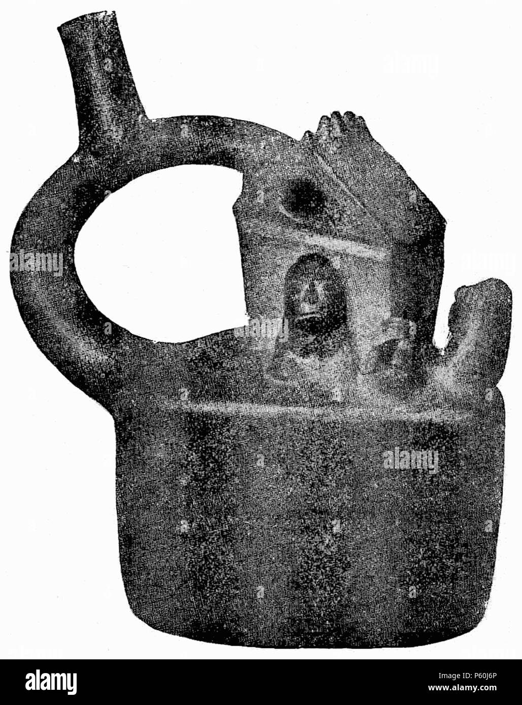 403 D473- poterie péruvienne - liv3-CH13 Foto Stock