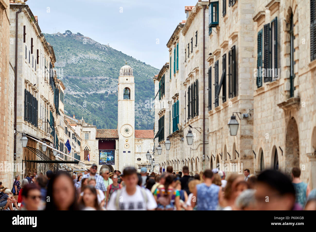 Paese vecchio di Dubrovnik Croazia Foto Stock