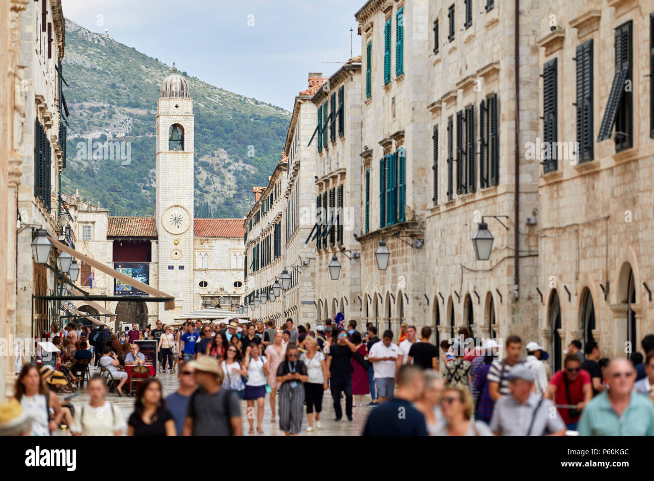 Paese vecchio di Dubrovnik Croazia Foto Stock