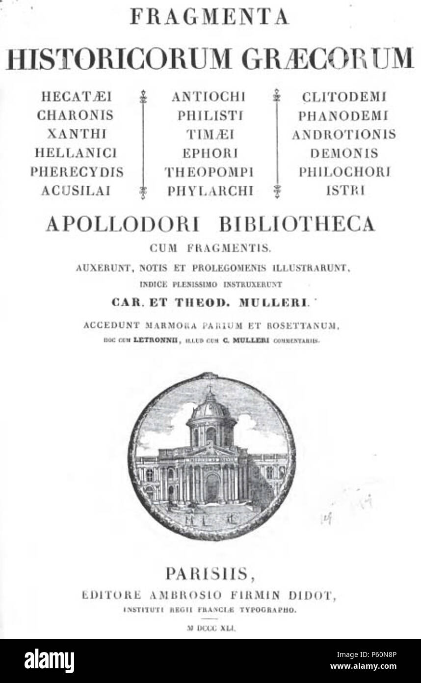 N/A. : . , . , 1841 . Il 18 settembre 2011. Firmin Didot 555 FHG-1 Foto Stock