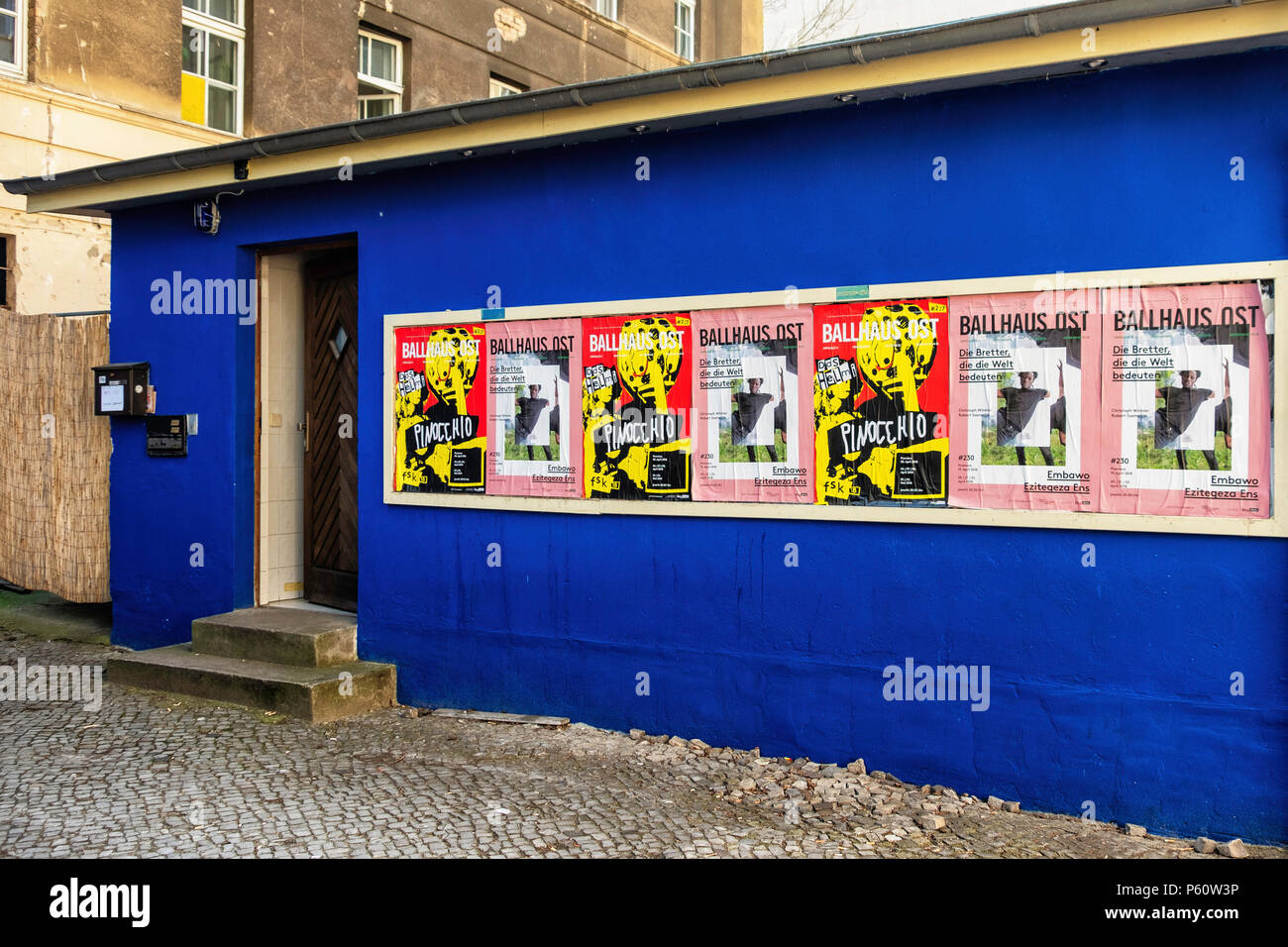 Berlino Prenzlauer Berg,Ballhaus Ost venue per intrattenimento, teatro & progetti d'arte,visualizza,mostre Foto Stock