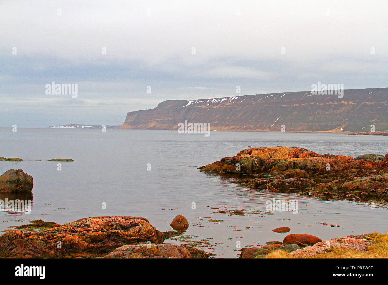 Paesaggio scenic lungo il Labrador unità costiere 510N, Trans Labrador autostrada, Terranova Labrador, Canada Foto Stock