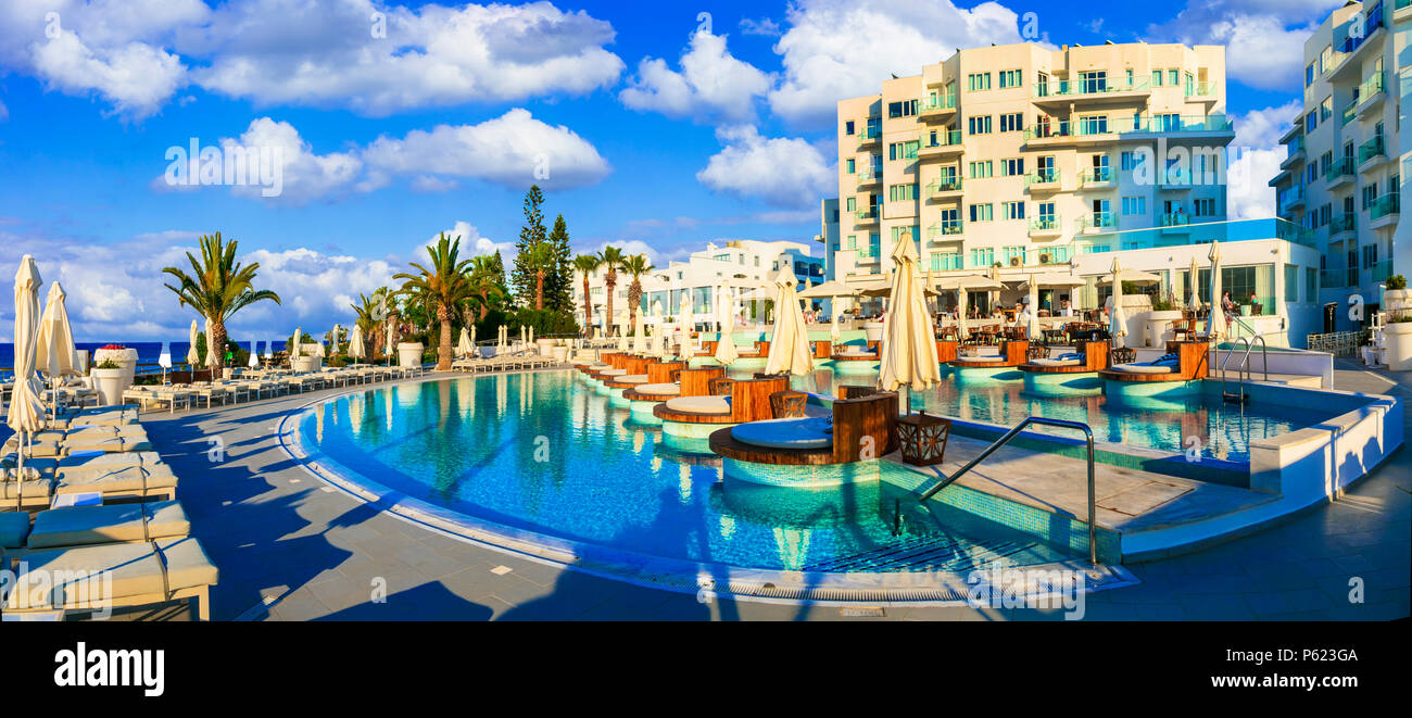 Resort di lusso in Protaras, isola di Cipro. Foto Stock