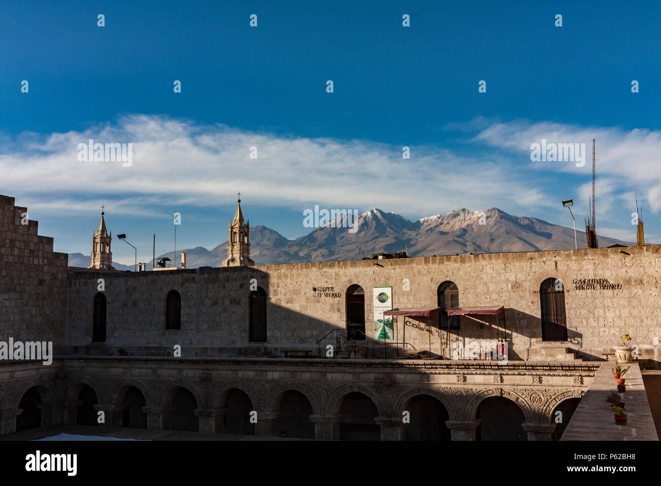Plaza de Armas della città di Arequipa, provincia di Arequipa Foto Stock