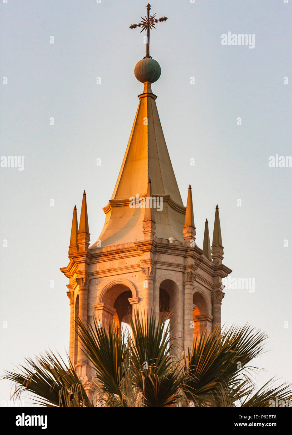 Plaza de Armas" della città di Arequipa, provincia di Arequipa Foto Stock