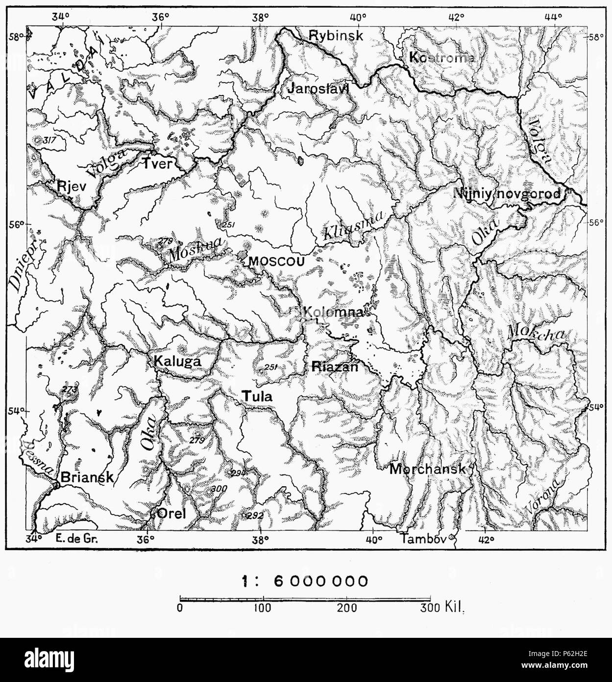 404 D551- N° 409. Moscou et ses dintorni. - Liv3-CH14 Foto Stock