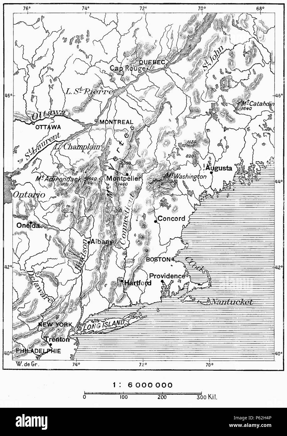 404 D593- N° 418. Bostonie et Canada. - Liv3-CH15 Foto Stock