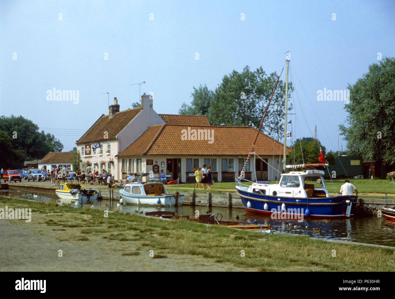 L'imbarcazione da diporto Inn, Hickling, Norfolk, Inghilterra Foto Stock