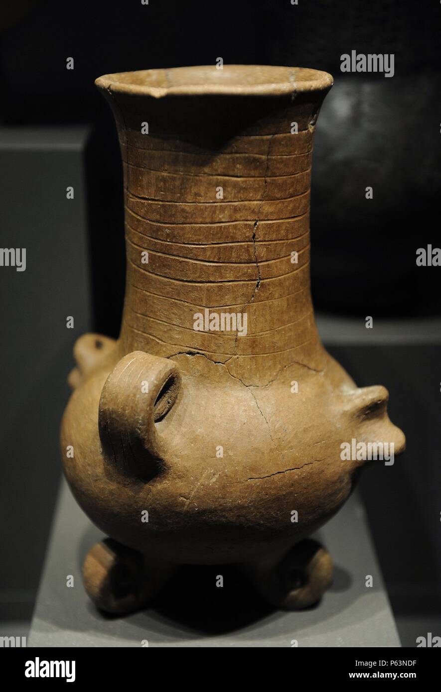 La cottura di vaso in ceramica. 2600-1700 A.C. Prima età del bronzo. La Grecia. Neues Museum. Berlino. Germania. Foto Stock
