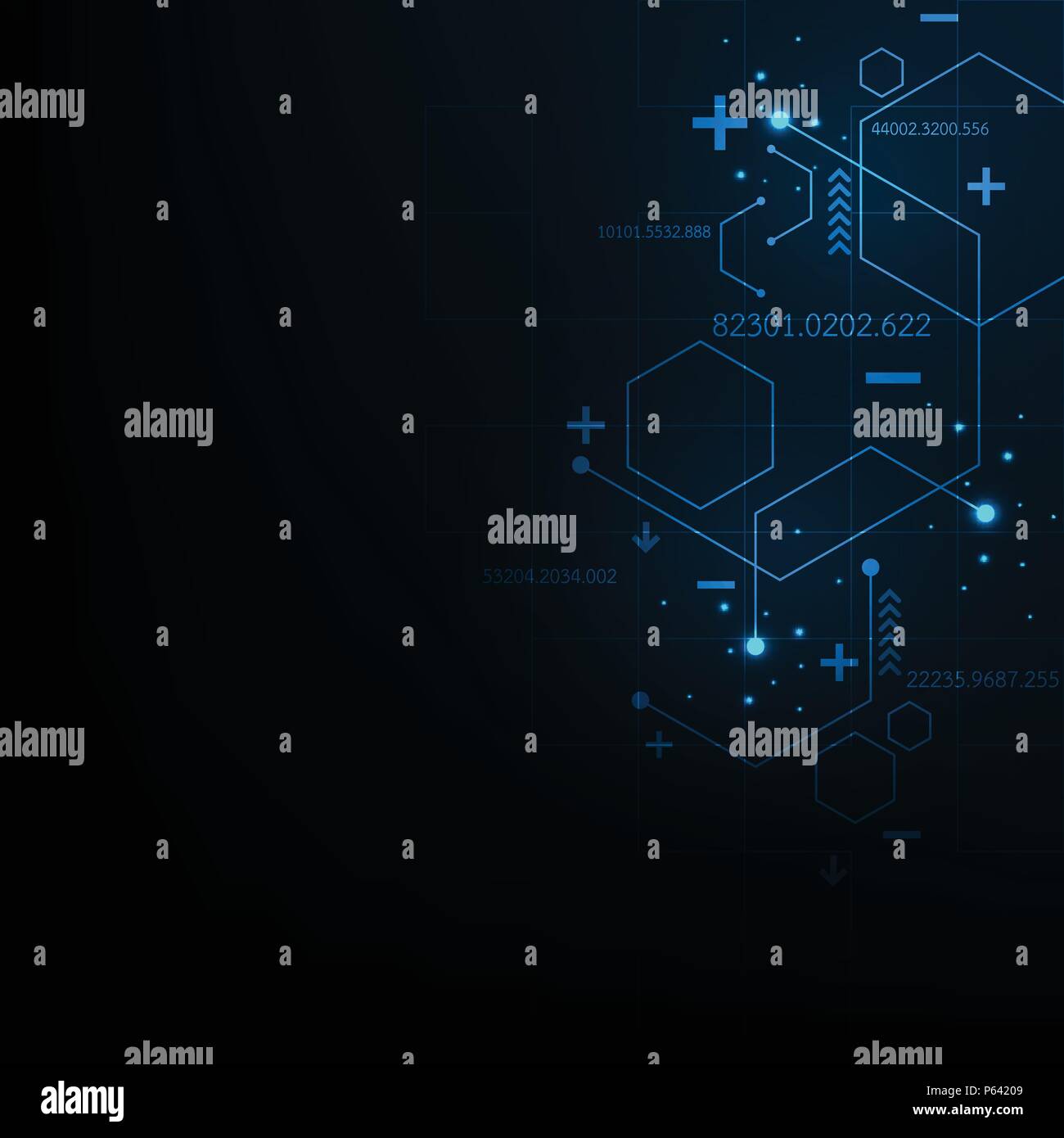 Vettore sfondo astratto alla progettazione della tecnologia. Illustrazione Vettoriale