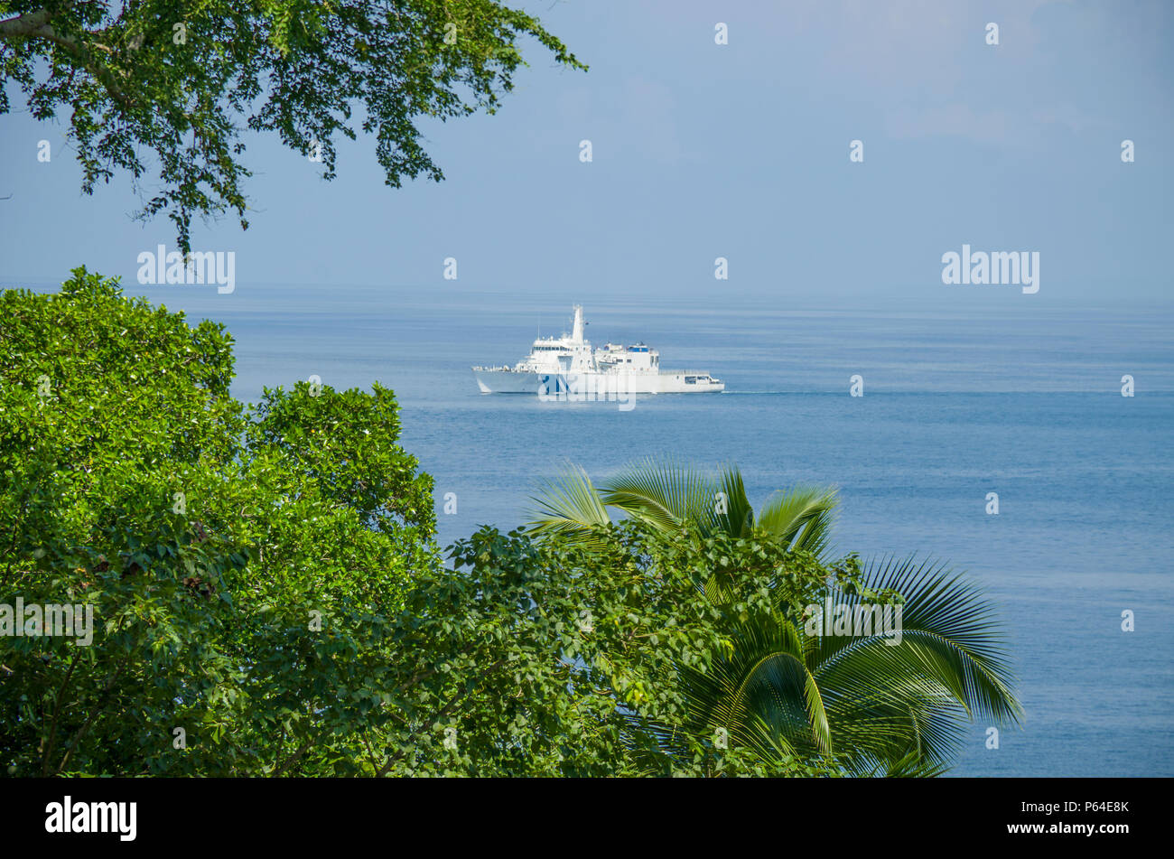 Il bellissimo paesaggio delle Andamane e le isole Nicobare in India Foto Stock