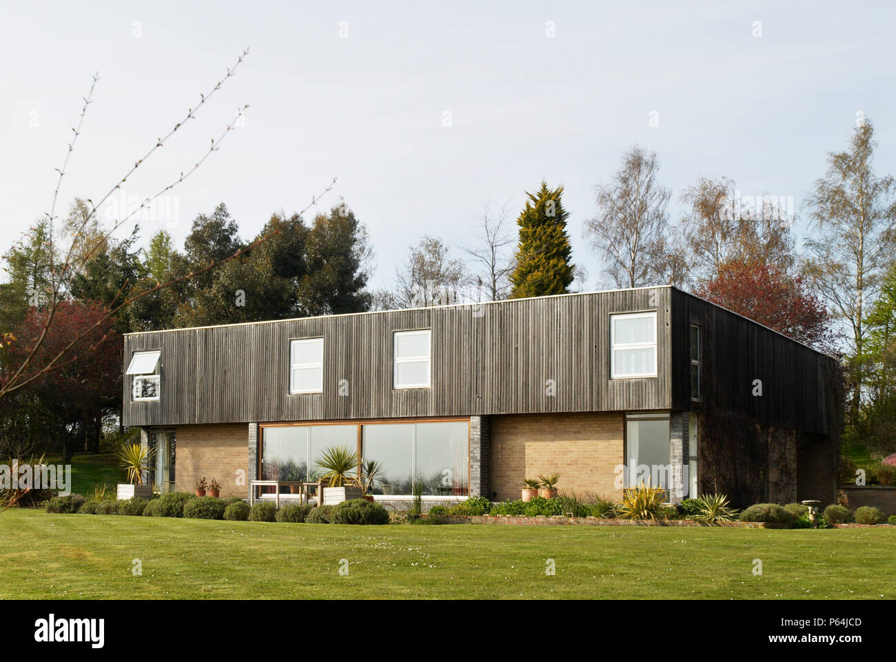 Individualmente progettato-house, Middleton, Suffolk, Regno Unito Foto Stock