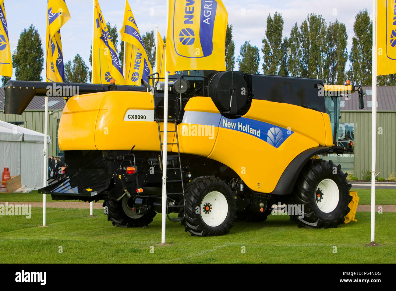 New Holland macchine agricole powered by bio diesel a segno il gasolio bio Expo UK Foto Stock