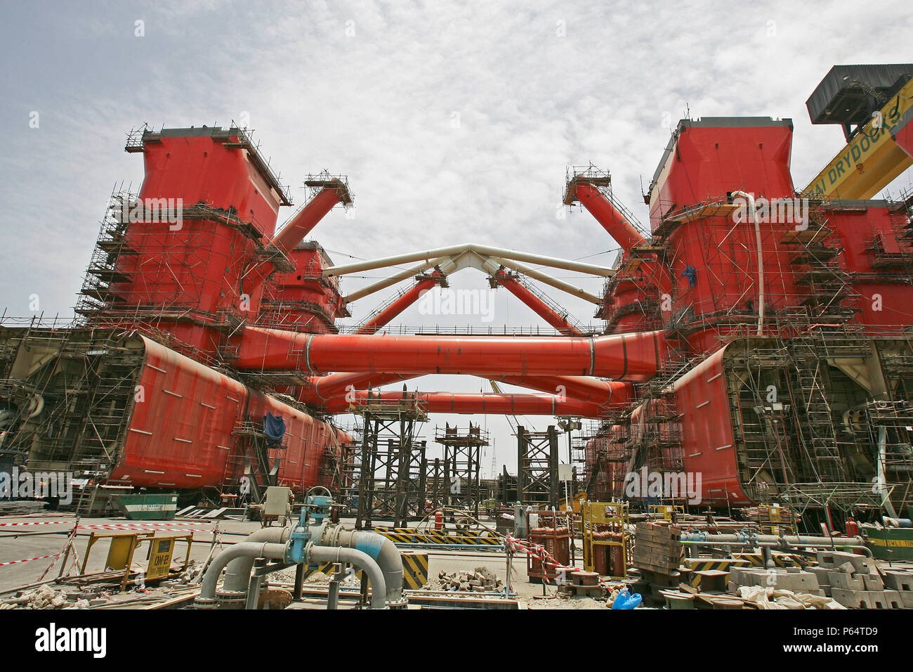 Dubai bacino di carenaggio, Jumeirah, Dubai, Emirati arabi uniti, Giugno 2007. Foto Stock