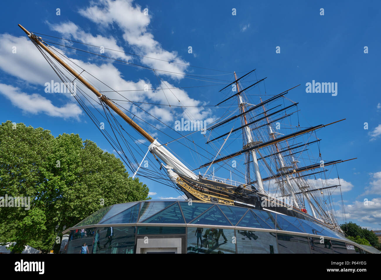 Il cutty sark barca greenwich Foto Stock