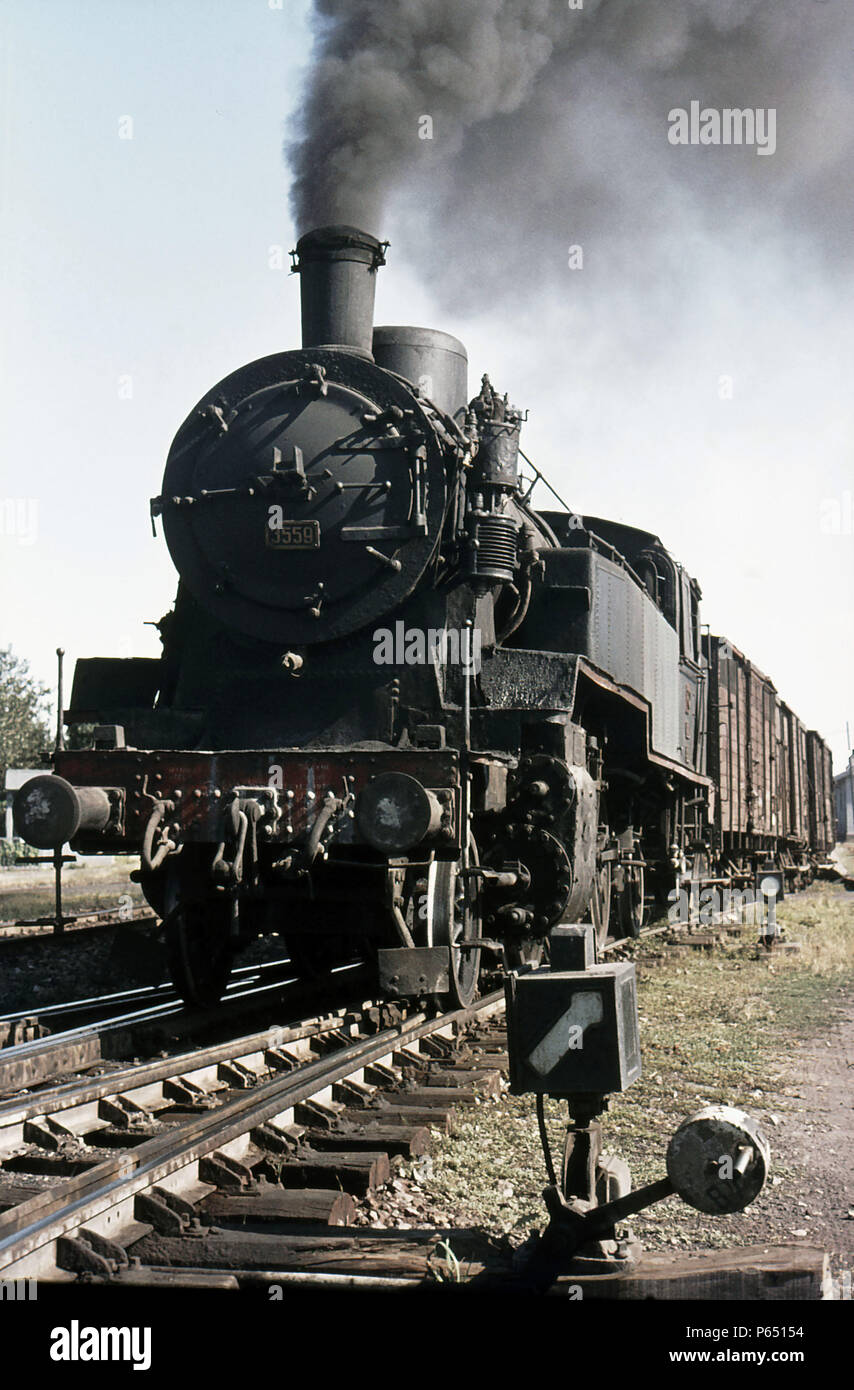 Un tedesco 'Kreigslocomotiv' uno dei design classico nel mondo storia locomotiva. Questo locomotore è uno di un lotto assegnato per lo Stato turco Rai Foto Stock