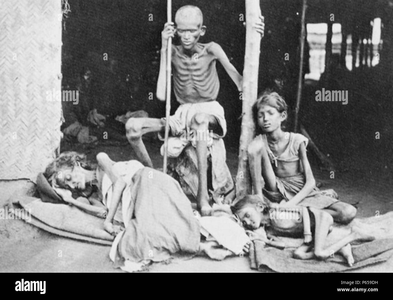 1876 1877 1878 1879 carestia genocidio in India Madras sotto dominazione coloniale britannica 3. Foto Stock