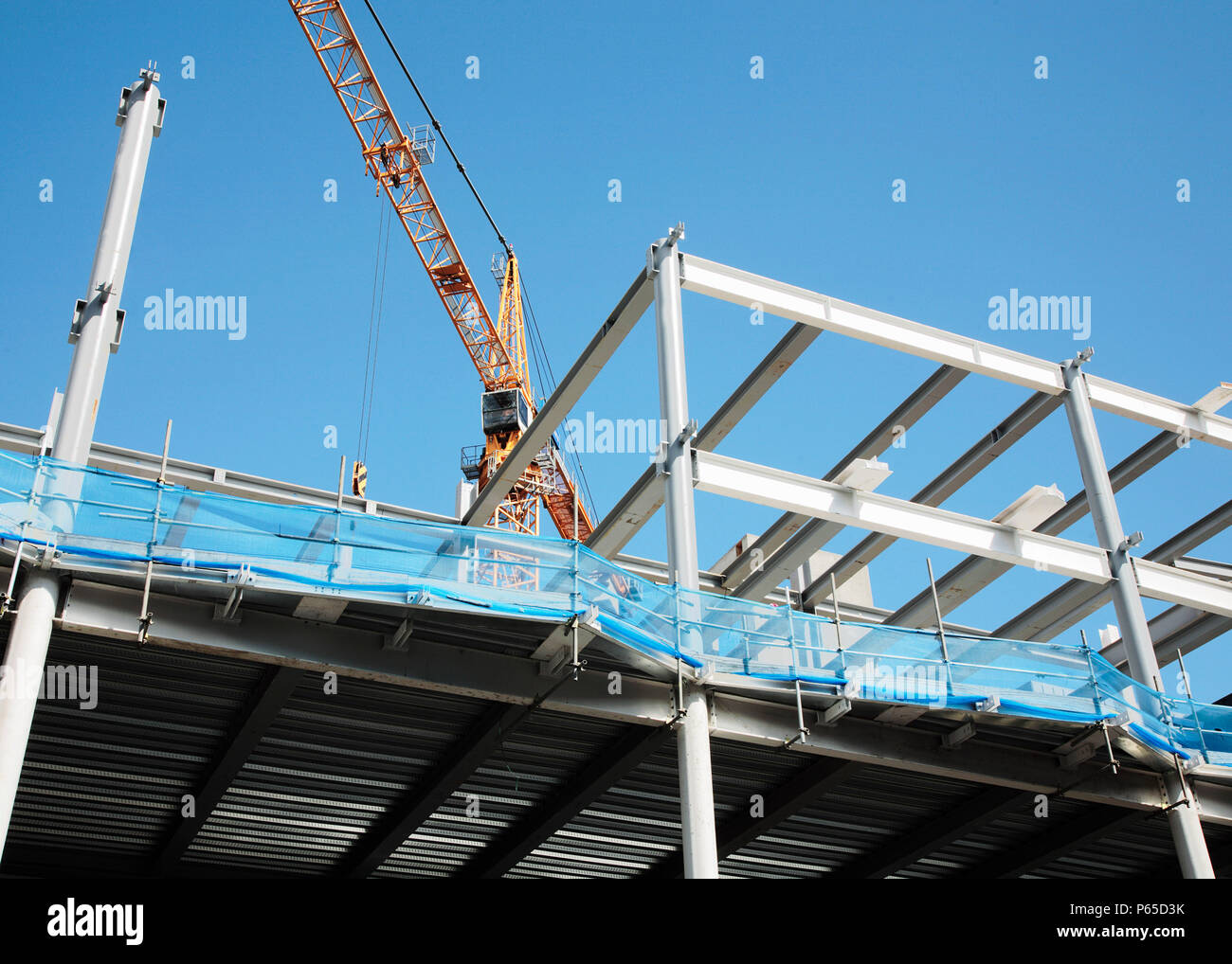 Costruzione di un nuovo complesso di retail, King Street South, Dublino, Irlanda 2008 Foto Stock