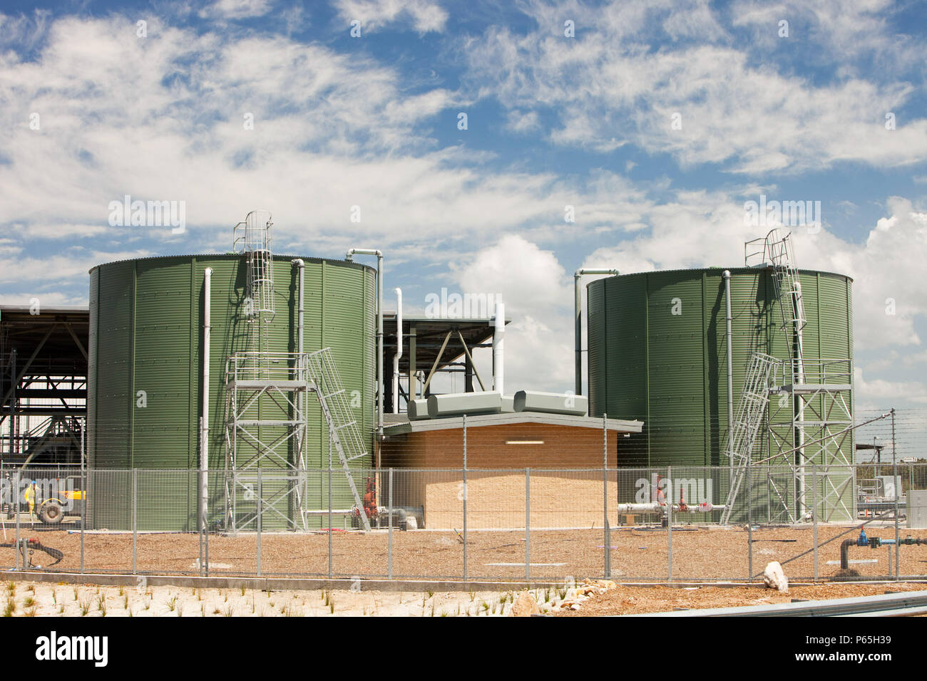 Un nuovo multi milioni $ di impianti di desalinazione a Sydney, in Australia. Muxh di Victoria e New South Wales hanno subito una tremenda siccità degli ultimi 10-15 Foto Stock