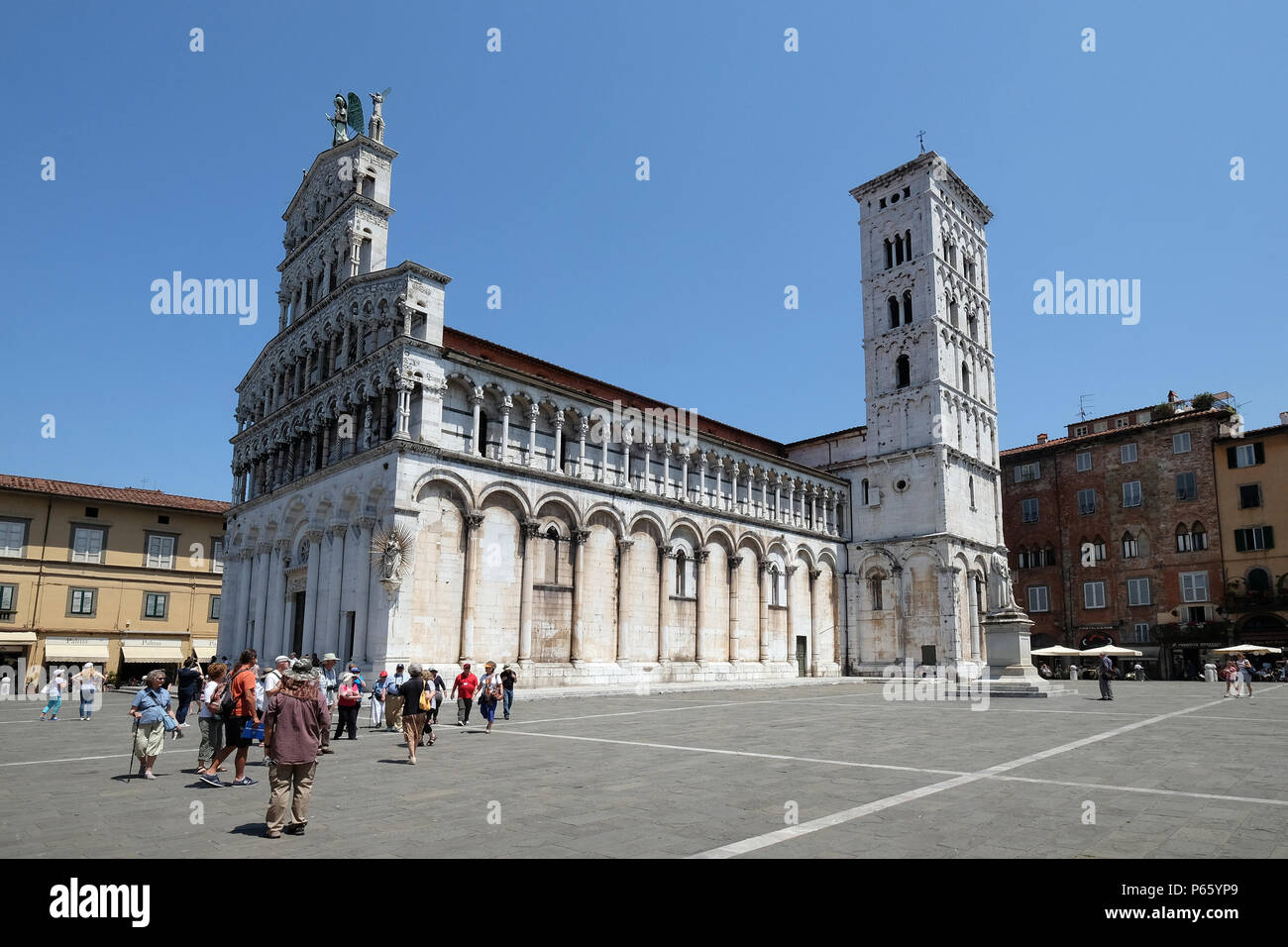 Chiesa di San Michele in Foro a Lucca, Italia Foto Stock