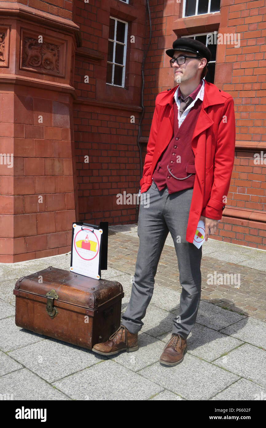 Street marketing Foto Stock