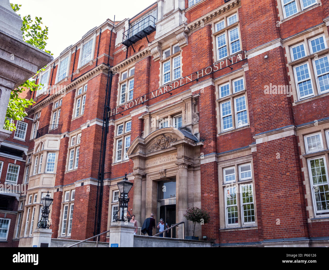 Il Royal Marsden Hospital, a Chelsea, Londra Foto Stock
